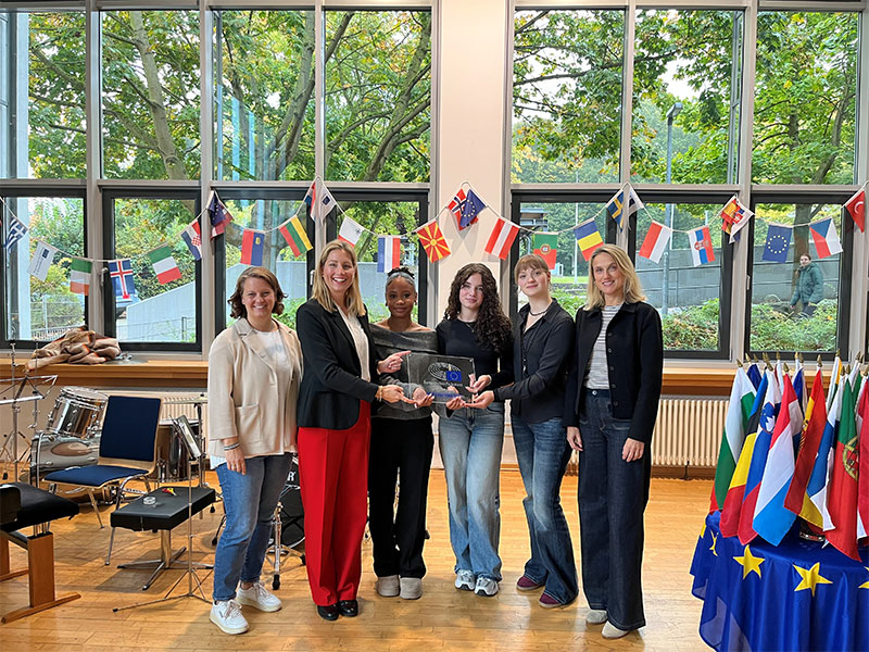 Darstellung des Wittekind-Gymnasiums als Europaschule